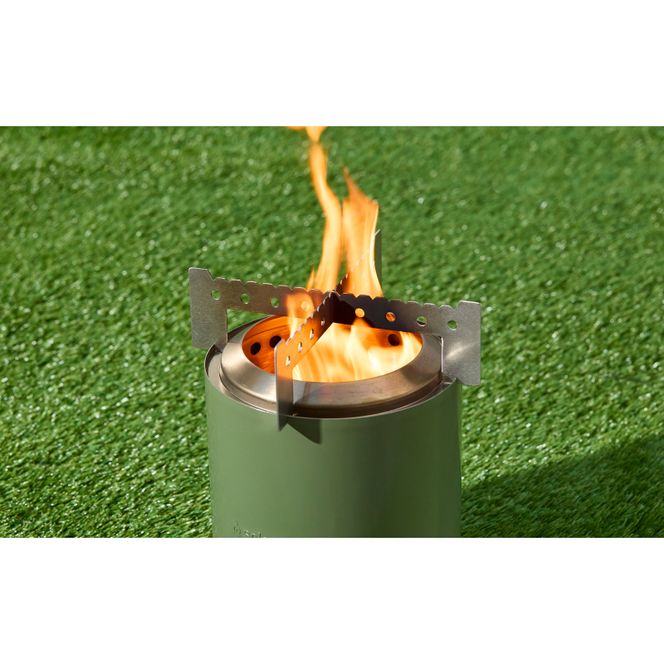 鍛冶屋の頓珍漢 Solo Stove Mesa XL ソロストーブ メサXL専用 五徳/スタンド ［050S58］ 五徳 スタンド ステンレス製 メスティン クッカー 国内生産 日本製 キャンプ アウトドア ソロキャンプ キャンプ用品 軽量 コンパクト 愛知県 小牧市 送料無料