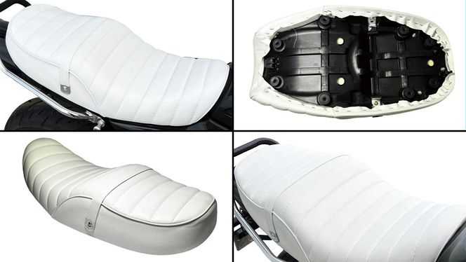 Z900RS タックロールシート (ホワイト) バイク カスタム Z900RS タックロールシート (ホワイト) バイク カスタム