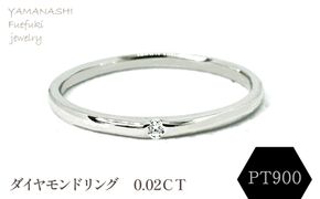 PT900 ダイヤモンドリング 002CT　RADR-6401DI-P 188-111