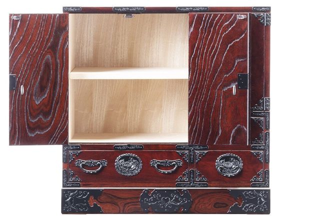 仙台箪笥 帖面箪笥 拭き漆塗り (申込書返送後、1ヶ月～6ヶ月程度でお届け)|06_kyk-350301