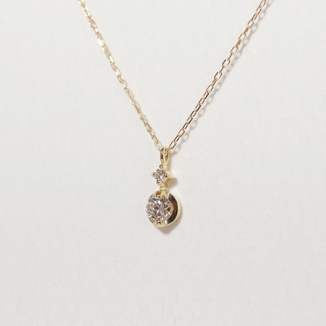 K10 0.10ct ダイヤモンドペンダント　BQ-218