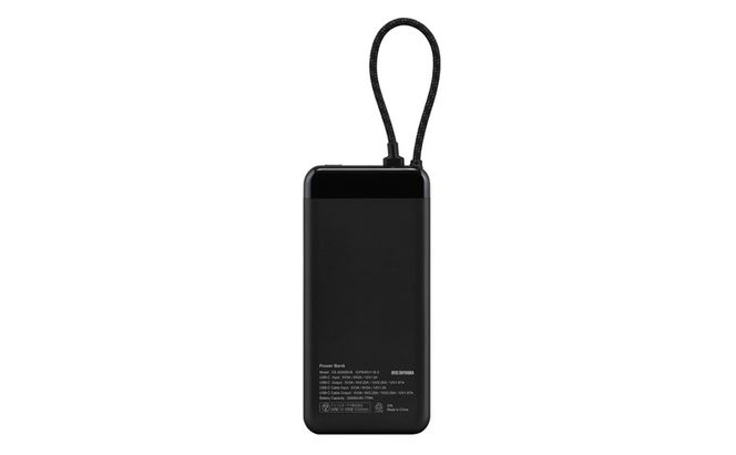 ケーブル内蔵モバイルバッテリー CE-A20020 ブラック アイリスオーヤマ モバイルバッテリー 非常用 電源 防災用品 防災グッズ 災害対策 停電対策 避難用 緊急時 備蓄用 スマートフォン充電 携帯充電 ケーブル内蔵 予備電源 コンパクト 持ち運び 車中泊