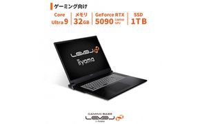 パソコン工房 4年間物損保証 18型ゲーミングノートPC Core Ultra 9/5090/No.450 322032_EE182