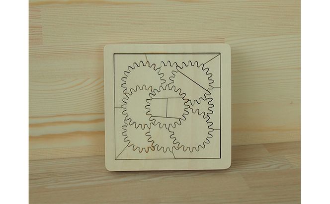 考えるおもちゃ　ギアパズル・ミニ 工芸品 玩具 
