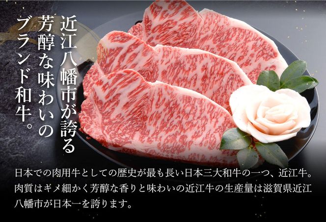 【４等級以上の未経産牝牛限定】近江牛サーロインステーキ【600ｇ（200ｇ×3枚）】【AF04W】