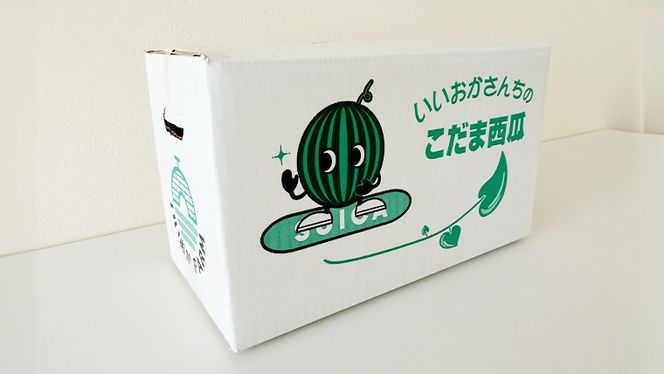 【 令和8年産 】【 先行予約 】小玉 スイカ 姫甘泉ブラック 1箱 2玉入り すいか 黒 西瓜 数量限定 甘い 夏 果物 [CG005ya]