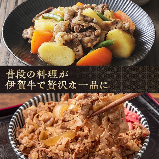 伊賀牛 3ヶ月連続お届け 定期便 A [ 伊賀忍者ビーフ 切り落とし コマ肉 500g × 3回 ] 丸福精肉店 牛肉 高級 和牛 肉 伊賀牛肉 伊賀 人気 自宅用 グルメ お取り寄せ 誕生日 お祝い ご馳走 パーティー 贅沢 三重 三重県