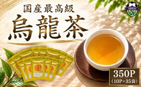 烏龍茶 ティーバッグ 計350P 国産 10P × 35袋 お茶 飲み物 飲料 茶 ウーロン茶 ティー パック 10包 ホット アイス 薮崎園 静岡県 藤枝市