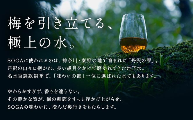 【小田原・曽我の最高傑作「十郎梅」使用梅酒】THE HEALING LIQUEUR SOGA 142069_JN001