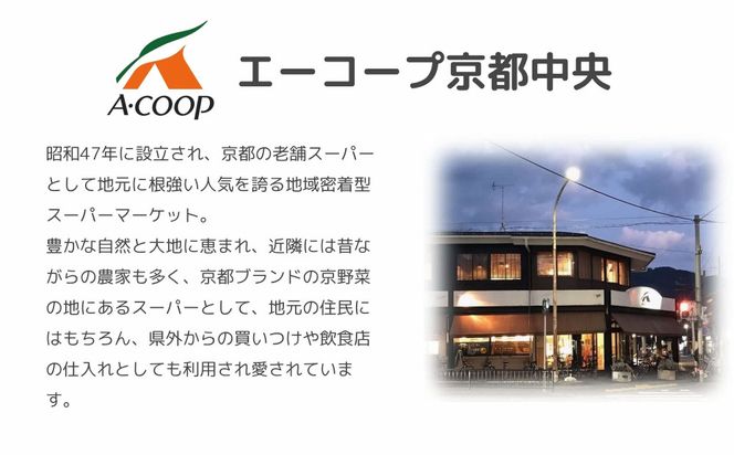 【エーコープ京都中央】おまかせ京野菜セット［ 京都 野菜 新鮮 人気 おすすめ 美味しい 旬の野菜 上賀茂野菜 スタッフ厳選 詰め合わせ お取り寄せ 通販 送料無料 ふるさと納税 ］ 261009_B-WB08