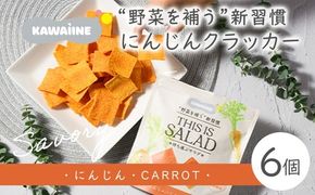 野菜を補うクラッカー（にんじん）10個セット　【茨城県産有機にんじん使用】食物繊維・ビタミンA豊富　化学調味料不使用　保存料不使用　グルテンフリー ※離島への配送不可