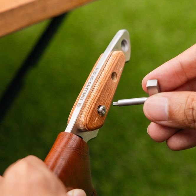 ZWILLING ツヴィリング オリジン ユーティリティナイフ／日本製 アウトドアナイフ キャンプ ステンレス 調理器具 キッチン用品 包丁 コンパクト 岐阜県関市製 【日本正規販売品】