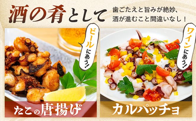 タコ 三昧 ( 120g × 3袋入 ) 冷凍 たこ足 タコ 蛸 小分け 真空パック 海鮮 新鮮 魚介 海の幸 海産物 刺身 国産 シーフードエム・エム 愛知県 南知多町