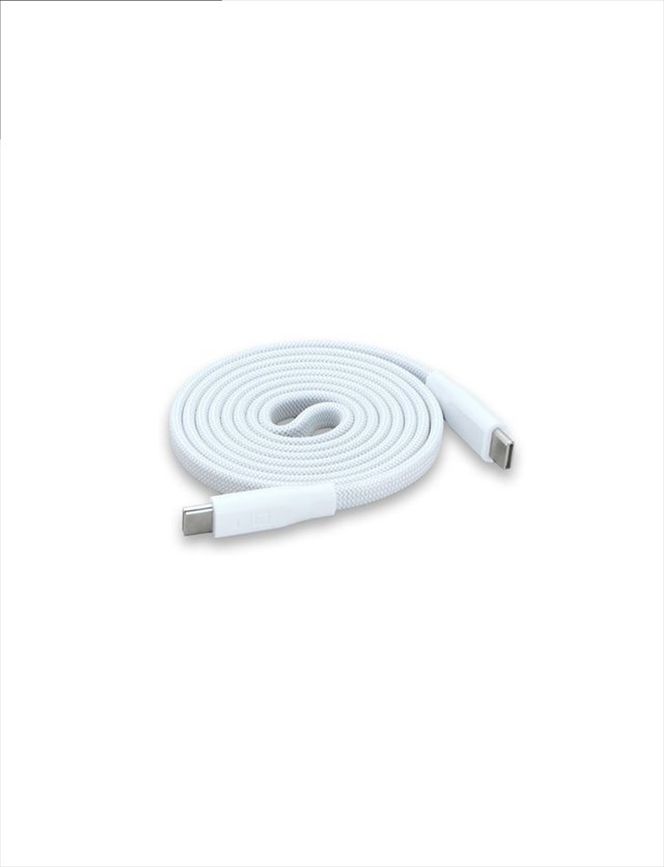 CIO ケーブル Mate Flat Spiral Cable CtoC Type-Cケーブル 充電 iPhone スマートフォン iPad ナチュラルホワイト｜小型 軽量 おしゃれ 便利 [2659]