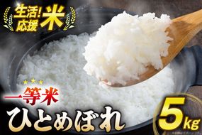 米 生活応援米 宮城県産 ひとめぼれ 5kg [菊武商店 宮城県 気仙沼市 20566180] お米 こめ コメ 白米 精米 ご飯 ごはん
