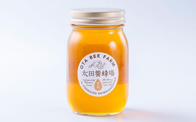 北海道産 天然 はちみつ 百花蜜 600g