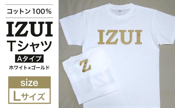 宮城 仙台 Ｔシャツ 綿100% 厚手【SENDAI IZUI & Go.】白×金　Lサイズ 041009_FC006VC02