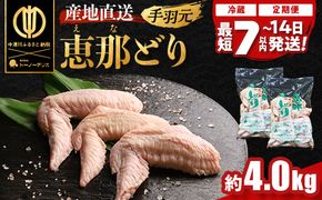 恵那どり手羽先 計4kg F4N-2404