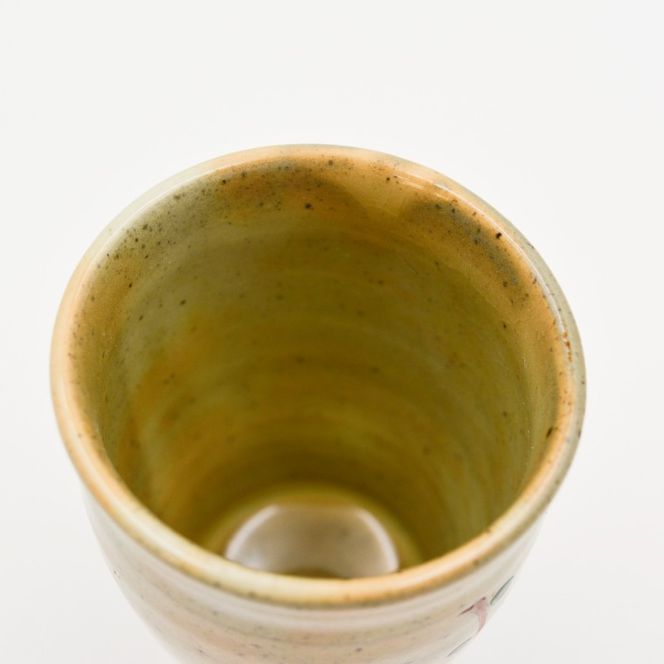 【益子焼】フリーカップ 1個入 | 村澤陶苑 フリーカップ 益子焼 絵入り 赤絵 贈り物 ギフト【食洗機〇 レンジ× オーブン×】(BV006)