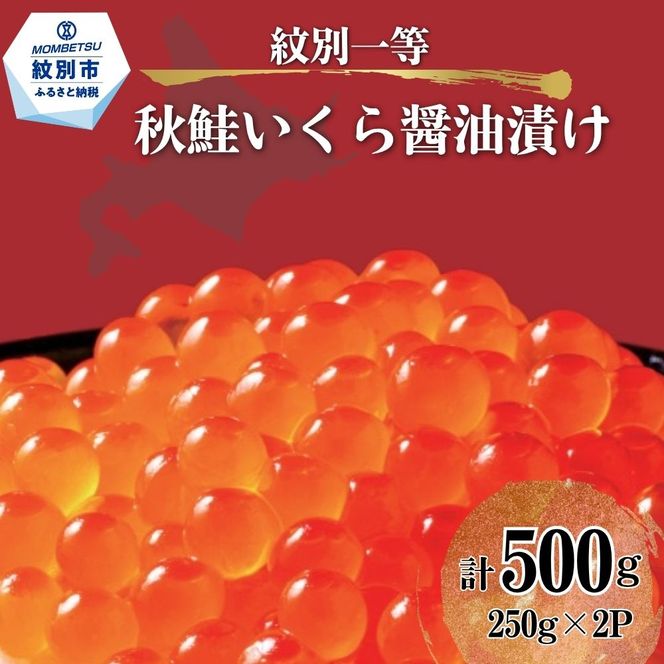 40-152 紋別一等～いくら醤油漬け500g（250g×2パック）