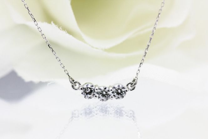 ネックレス PT900 プラチナ ダイヤモンド 計0.3ct 【f030-pt ネックレス PT900 プラチナ ダイヤモンド 計0.3ct 【f030-pt