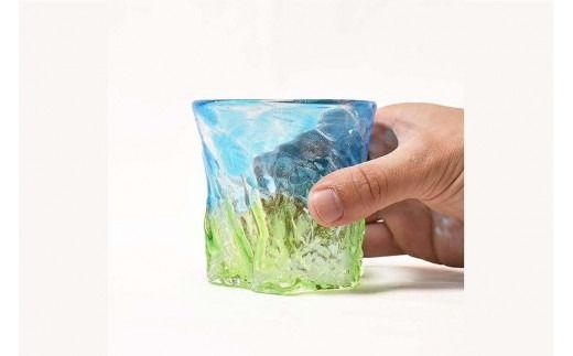 グラス 【琉球ガラス 匠工房】おんなブルー グラス 1個