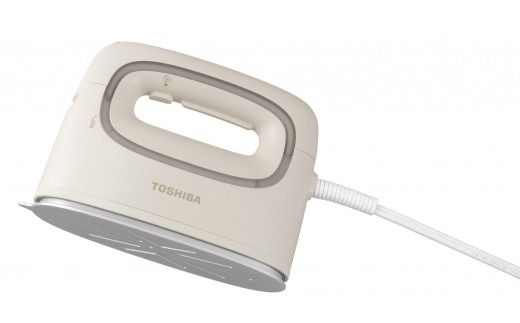 東芝 衣類スチーマー コード付き TAS-V70(N) ベージュ 軽量 0.68kg 2way スチーマー アイロン スチーム コンパクト スムーズ 素早い立ち上がり 約17秒 シワのばし ニオイ シワ 清潔ケア 脱臭 除菌 家電 おすすめ 人気 TOSHIBA 神奈川県 川崎市