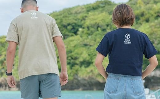 石垣島共同売店 オリジナルTシャツ【カラー:ネイビー】【サイズ:Lサイズ】KB-24-3