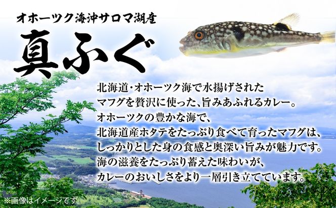 マフグたっぷり！ ふくカレー×5【北海道オホーツク海産フグ】 SRMN028