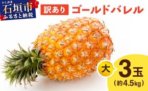 ≪5月上旬順次発送≫ 訳あり ゴールドバレル 大 3玉（約4.5kg） TP-20