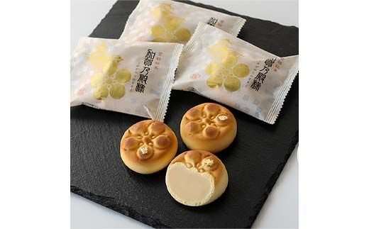 加賀陣屋 加賀の殿様 10個入 まんじゅう 饅頭 白餡 みるく 前田家 家紋入り 菓子 和菓子 お茶菓子 お茶請け グルメ 国産 日本製 食品 F6P-3228