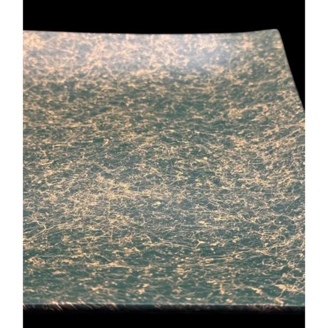 波スクエアプレート S 乱糸（マット仕上げ）草色［NF83］ 303446_CU90039VC02