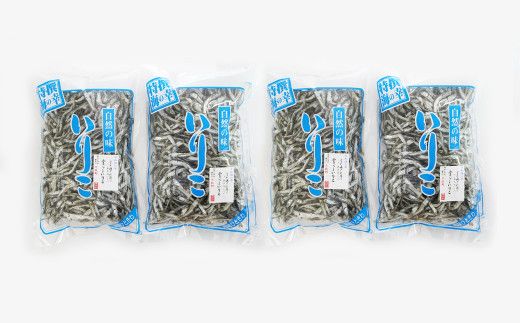 特選海の幸自然の味 いりこ（煮干し） 350g × 4 パック 大島海産