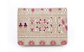 【文庫屋大関】箱まち小銭入れ　アポロン＜ピンク＞【皮革工芸品】 ファッション小物 財布 民芸品 