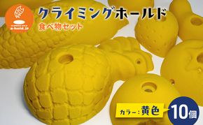 クライミングホールド・食べ物セット クライミング 遊び 子供 トレーニング リサイクル素材 耐久 環境保護