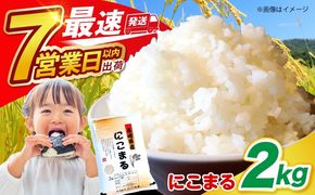 長崎県産 精米 にこまる 2kg / ふっくら 笑顔 お米 米 / 南島原市 / 大松屋商店[SDR009]