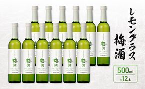 レモングラス梅酒　500ml　12本入