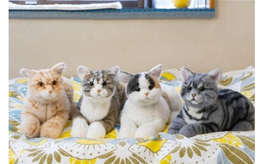 川崎市のロボットメーカーが作る、シニア向けペットの代理ロボット！なでなでねこちゃんEXシリーズ　5種類から選択可