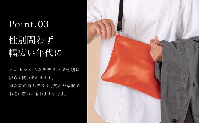 【スピード発送】豊岡鞄 TOTTE サコッシュ MBC014　オレンジ