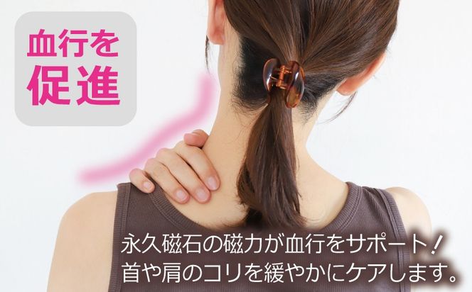 099H4354 【スピード発送】TOMA31MF BG(ブラック・ゴールド) ヘマタイト磁気ネックレス/ブレスレット/アンクレット