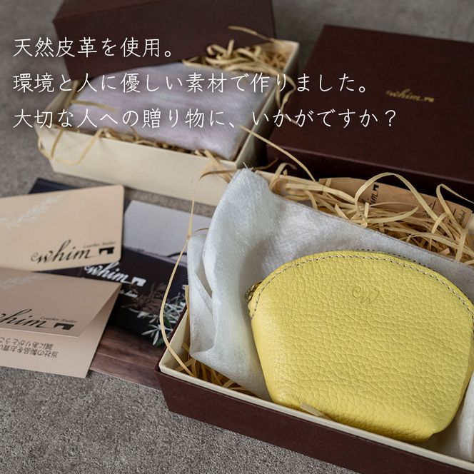本革 ラウンドミニポーチ 日本製 レザー 革製品 小物 収納 Liete WH-20 選べるカラー