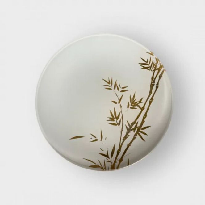 丸小皿 竹 純白 ［NF258］ 303446_CU90095VC01