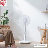 扇風機 DCリビング扇 首振りメカ式 LFD-307LE-W ホワイト DCモーター アイリスオーヤマ リモコン付き リビング タイマー付き 左右首振り 風量調整 節電 パワフル シンプル おしゃれ 省エネ リビング扇風機 dc扇風機 DC リビングファン