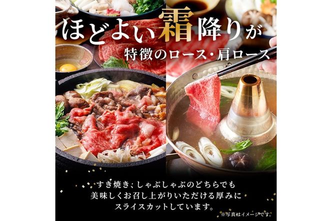 飛騨牛 ロースまたは肩ロース 1kg (すき焼き・しゃぶしゃぶ用)【0091-006】