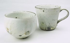 粉引ほっこり湯呑M 粉引マグカップ　セット 食器 雑貨 日用品 