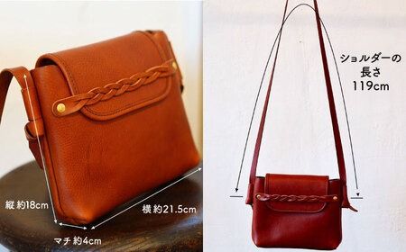 本革】ツイストサコッシュ 糸島市 / LADIES&GENTLEMEN[ADK062 本革】ツイストサコッシュ 糸島市 / LADIES&GENTLEMEN[ADK062