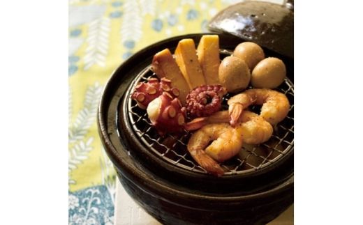 伊賀焼 くんせい土鍋 いぶしぎん（ミニ）【ngtn0008A】