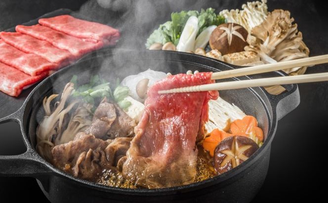 定期便 3ヶ月 牛肉  博多和牛 A4～A5 しゃぶしゃぶ すき焼き セット 700g 3回 配送不可：離島