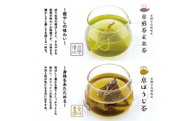 【京都ぎょくろのごえん茶】四種の京茶 飲み比べ白貼箱セット 261009_A-UZ002