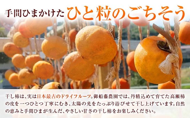 【先行予約】干し柿 選べる内容量 8個 または 16個 柿 果物 フルーツ かき 高瀬柿 御船藤農園《2026年11月中旬-2027年1月中旬頃出荷》熊本県 御船町 ドライフルーツ 甘味 くだもの 和菓子 熊本県産 おやつ スイーツ---mifune_mfn_7_8p---